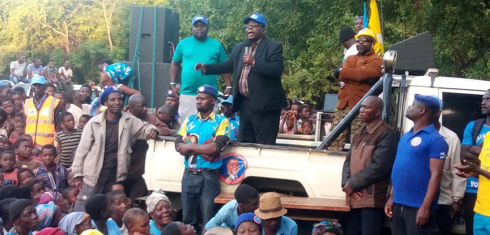 Clement Khembo reminds lower shire voters of the cruelty they suffered under MCP rule