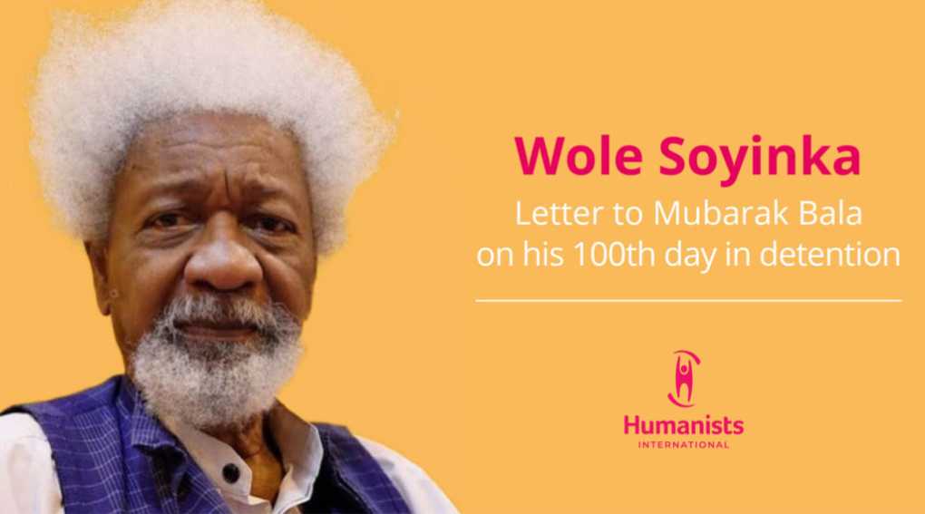 Wole Soyinka’s message of solidarity to Mubarak Bala