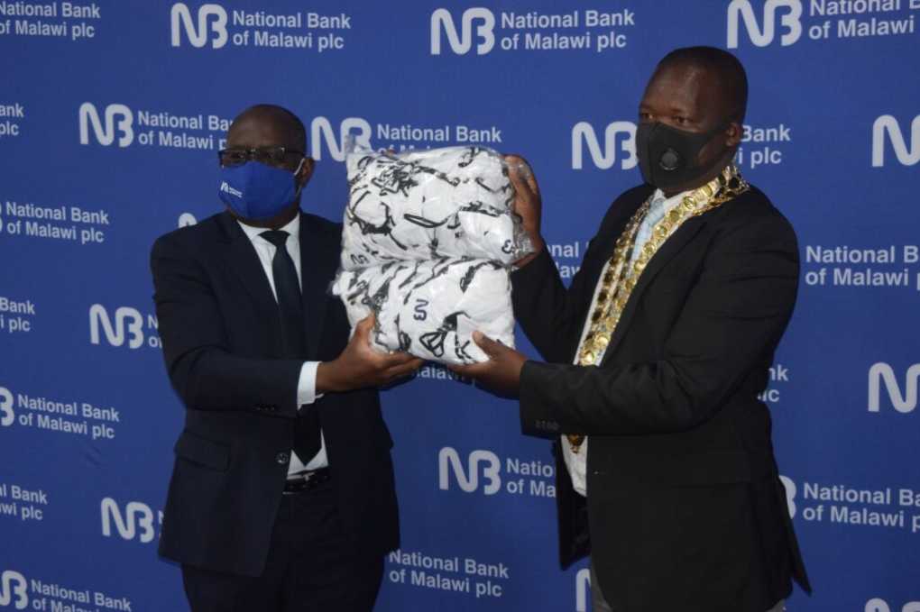 National Bank of Malawi plc donates K2million face masks to BCC