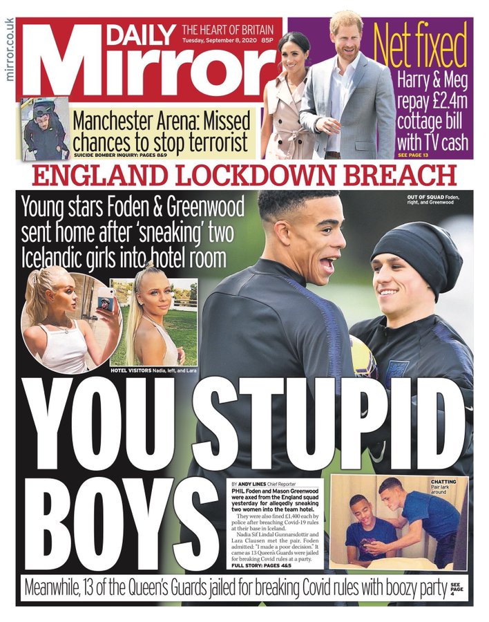 England press pieced off with Greenwood, Foden for “having girls in hotel rooms’amid lockdown rules