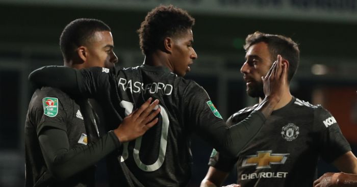 Two late strikes ensure Man Utd beat stubborn Luton in Carabao Cup after another sloppy start