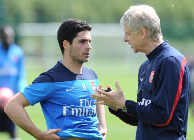 Arsene Wenger speaks highly of Mikel Arteta in Arsenal team
