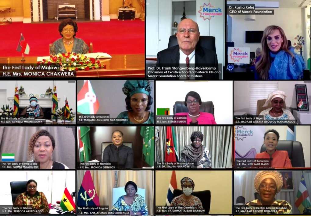Malawi First Lady partners with Merck Foundation to build healthcare capacity and strengthen COVID 19 response in Africa