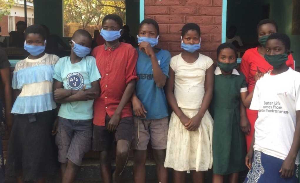 CITW youth learn COVID-19 awareness & mask making skills