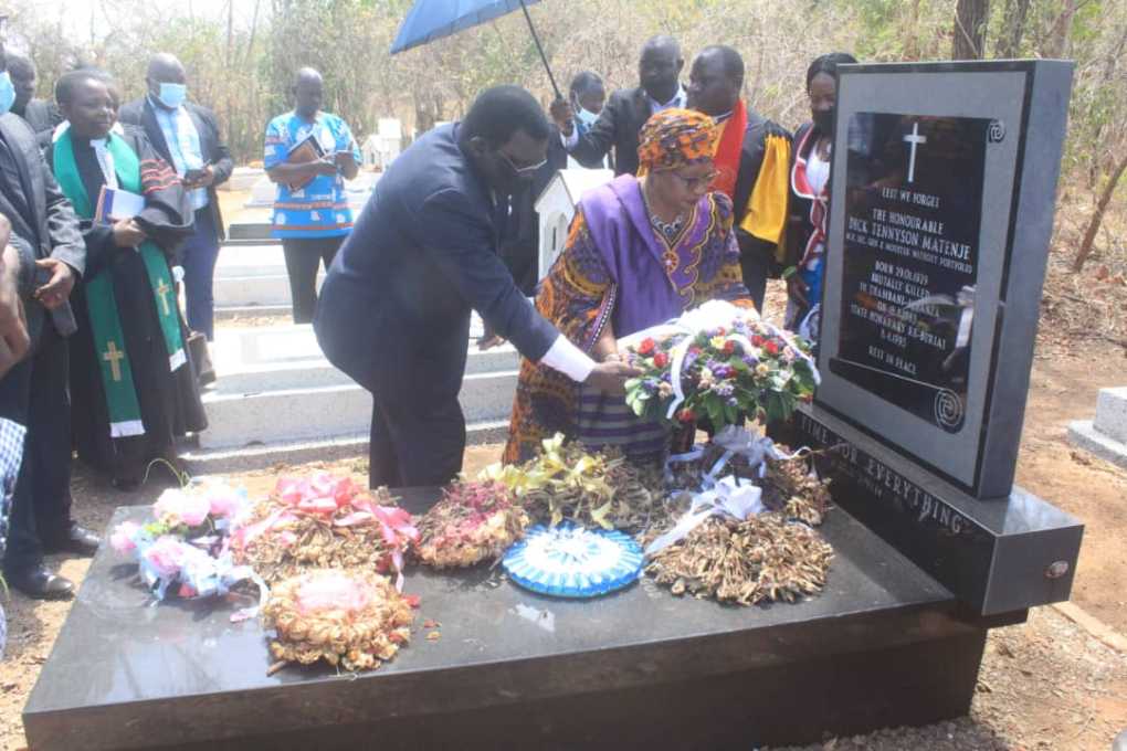 Malawi former President JB honours late Dick Matenje; calls for unity, hard work