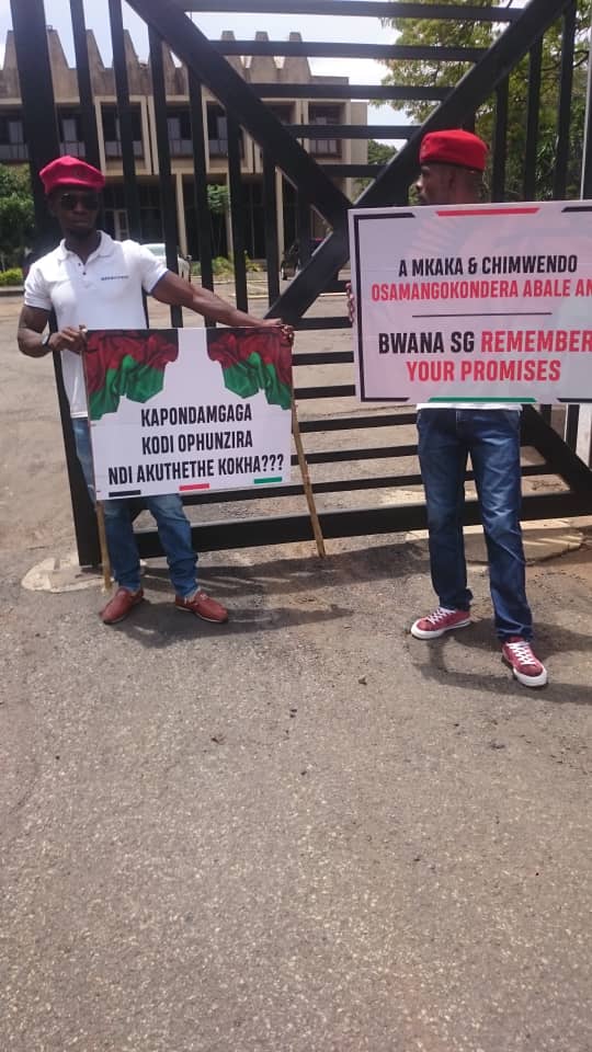 MCP youths fired up against nepotism, unfulfilled promises in Chakwera’s Tonse administration