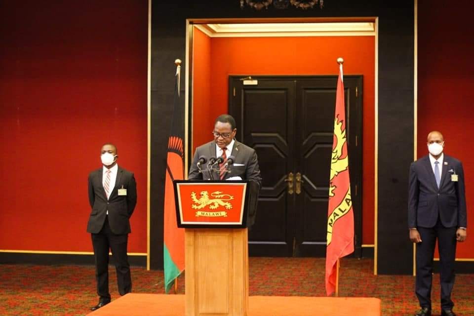 Malawi President Chakwera suspends top Covid-19 management officials for alleged abuse of funds