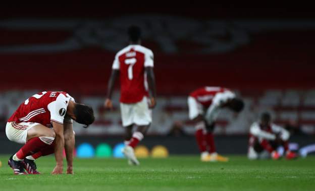 Arsenal’s Europa League hopes dashed