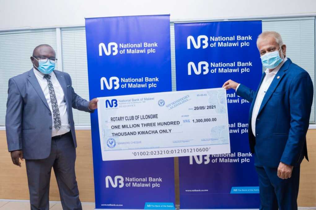 NBM donates MK1.3 million for Rotary golf tourney