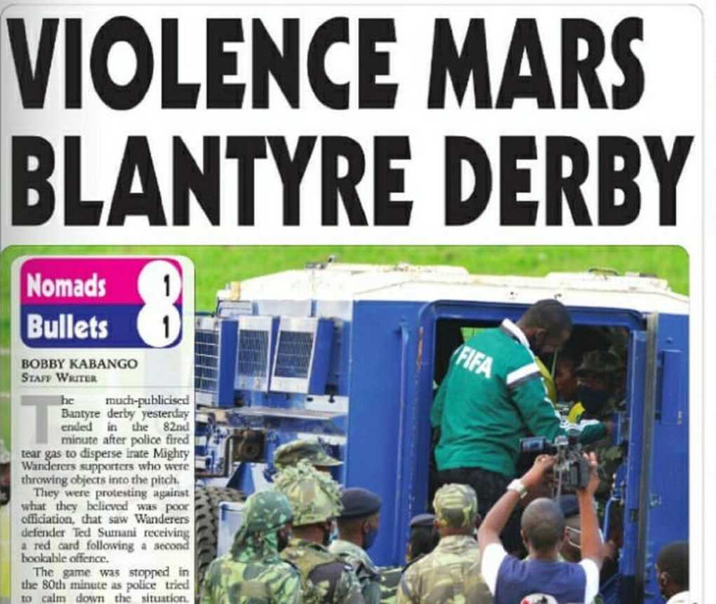 Mighty Wanderers to lodge complaint to Anti-Corruption Bureau against Referees Chiko, Kwimbila
