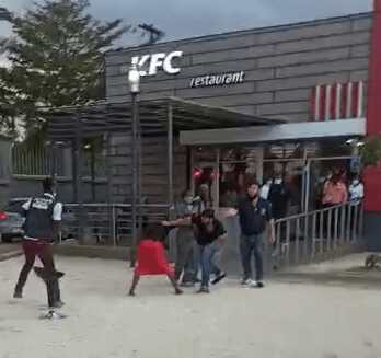 KFC Malawi employee beats female guard in presence of customers