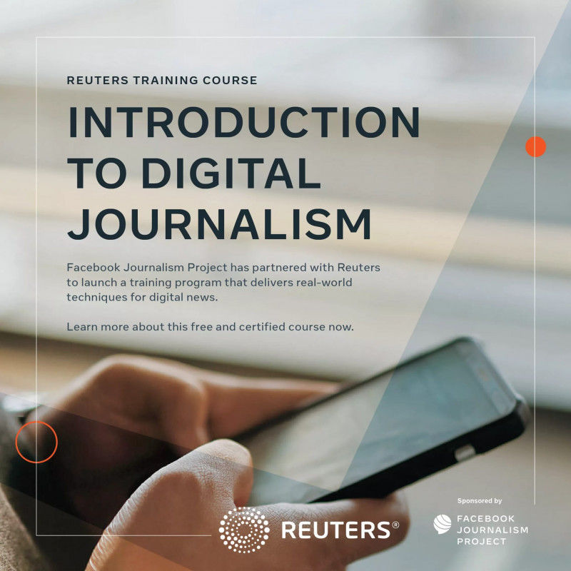Facebook partners Reuters to launch online course for journalists