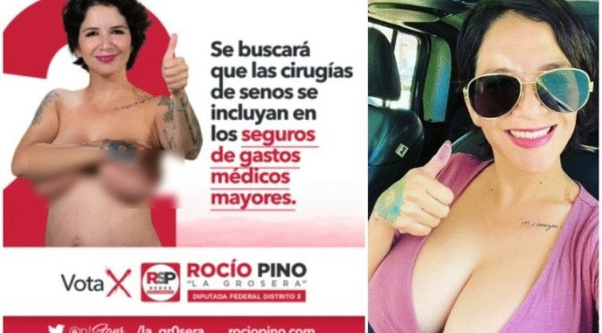 #Mexico elections: Model-turned-politician Rocio Pino offers women voters free boob jobs if she wins