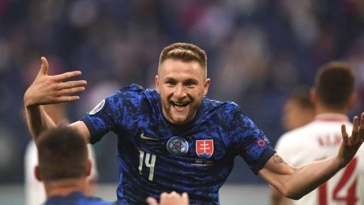 Milan Skriniar fires Slovakia to victory against Poland