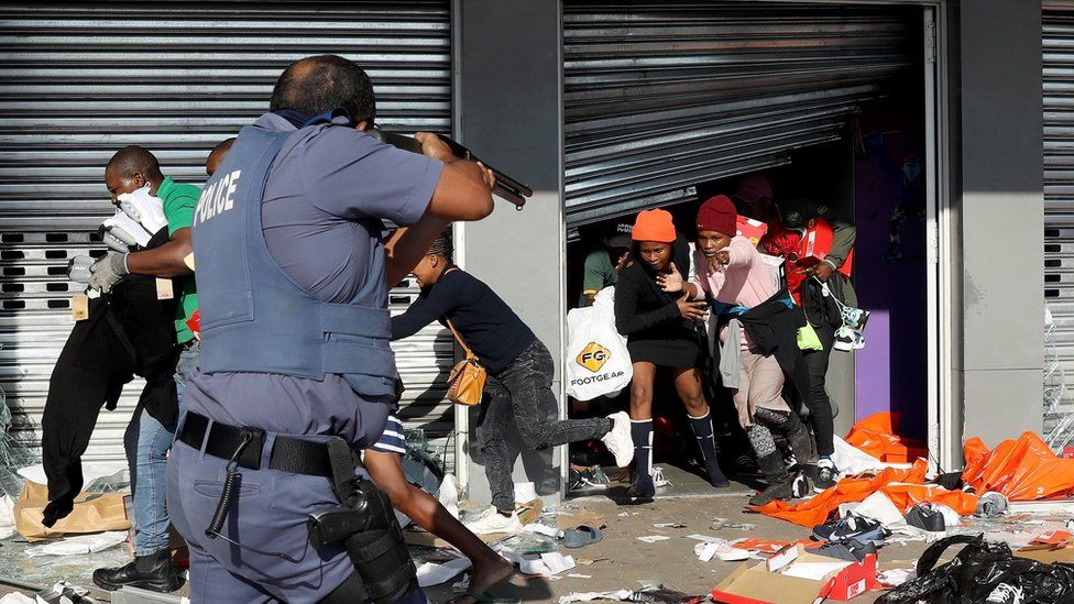 South Africa Zuma riots: Death toll rises amid looting