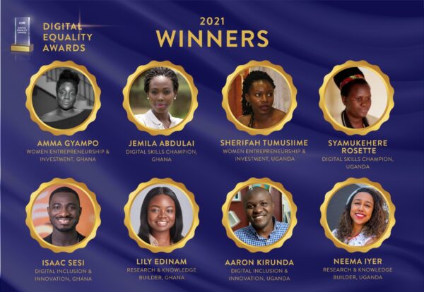 2021 Digital Equality Award winners announced