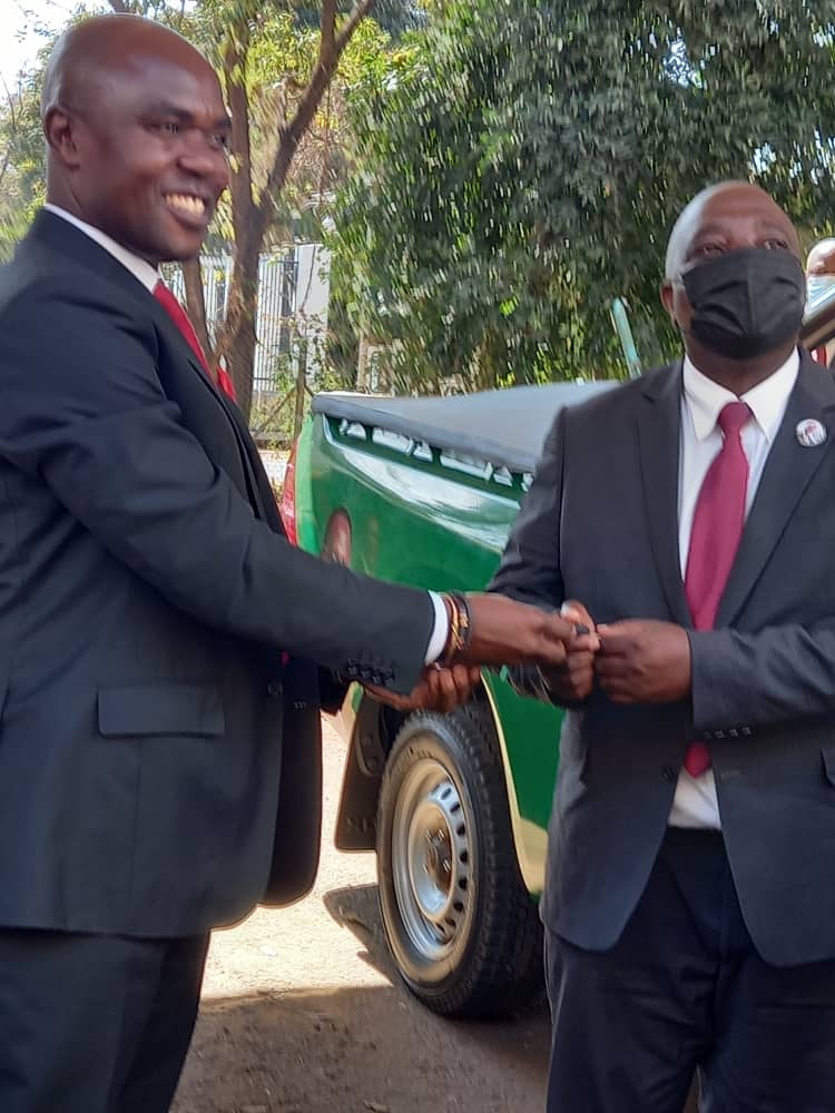 MCP Regional Chairpersons smile at new official vehicles