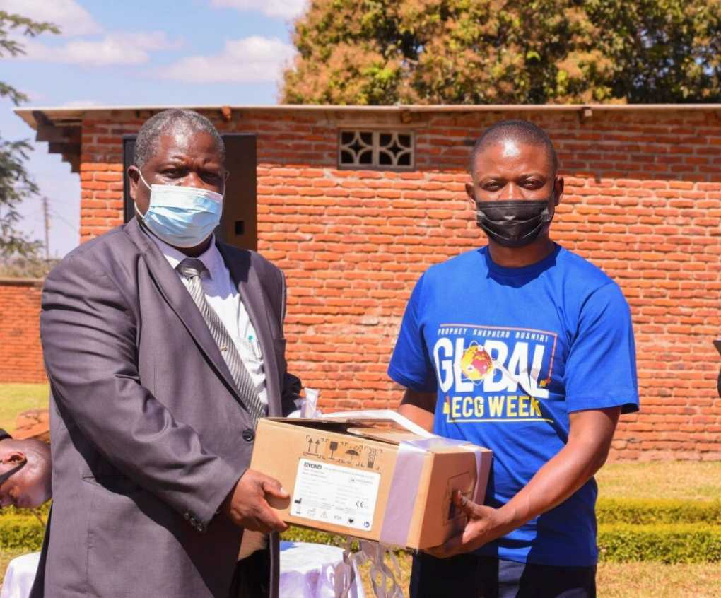 Prophet Bushiri excites Kamuzu Central Hospital with MK10.5m’ medical equipment donation: Unveils plans to construct children’s ward