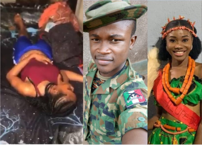 Weird! Jealousy Nigerian soldier Jay Matol rapes girlfriend to death, cuts off her finger over alleged cheating