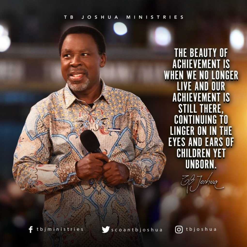 REVEALED: WHAT TB JOSHUA SAID ABOUT SUCCESSION PLANS IN FINAL INTERVIEW BEFORE DEATH