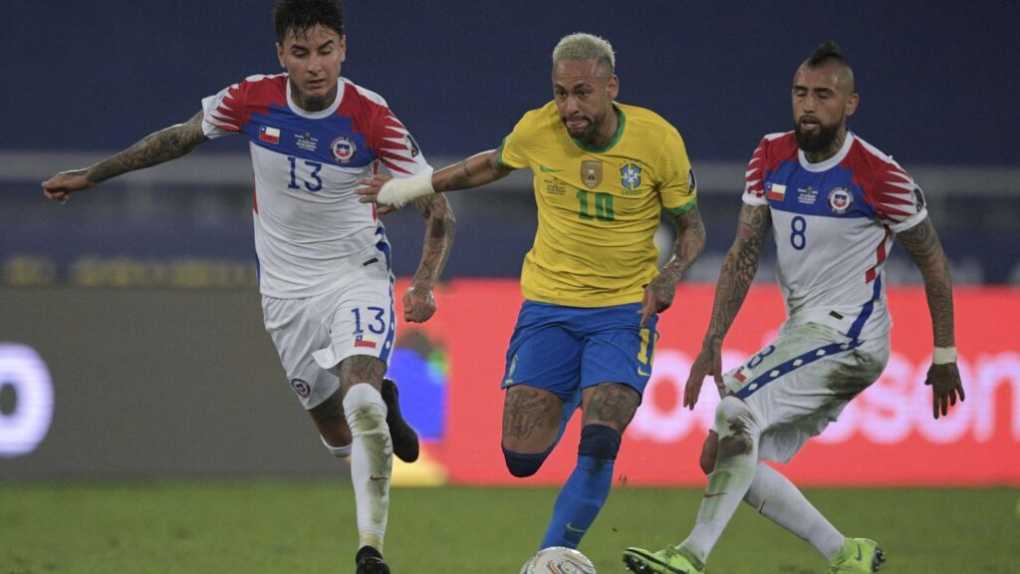 Ten-man Brazil edge Chile 1-0 to set Copa America semi-final with Peru