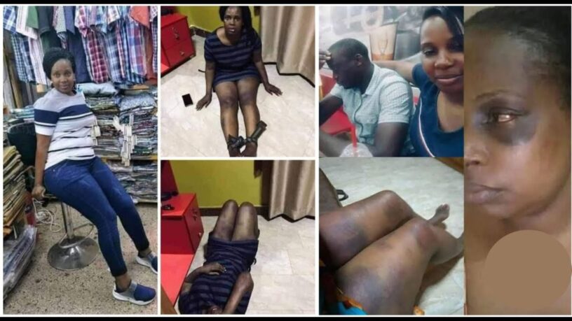 Ugandan heartbroken man beats wife Mercilessly after caught Sleeping with customers inside fashion boutique