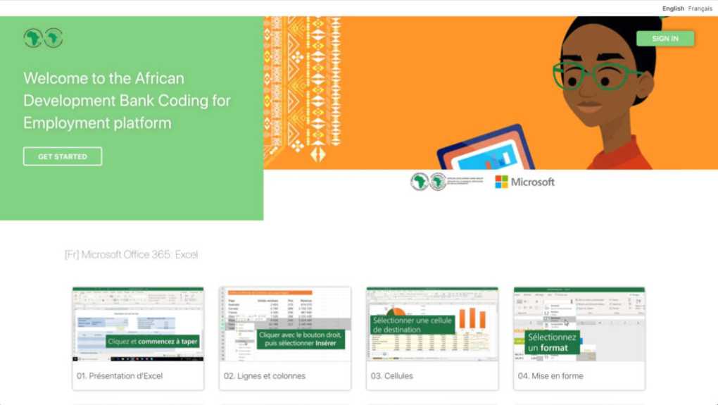 African Development Bank Coding for Employment program marks milestone: 130,000 users across Africa