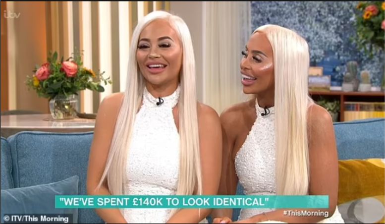 Brazilian twin sisters spend £140,000 on surgery to look identical: Want to have identical designer vaginas