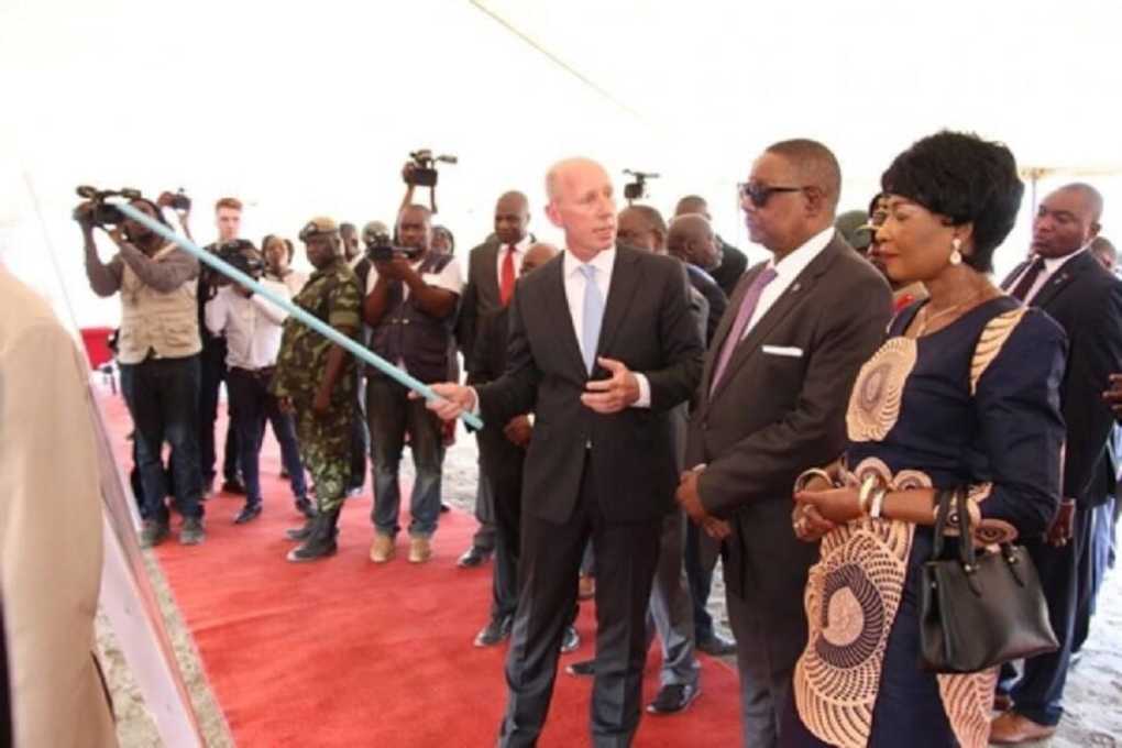 Minister Tembo inaugurated First of JCM Solar Plant brain child of Peter Mutharika