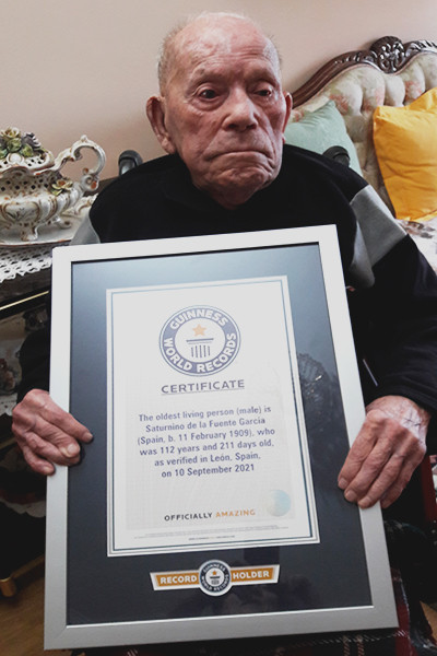 World’s oldest man Saturnino de la Fuente dies less than month before his 113th birthday