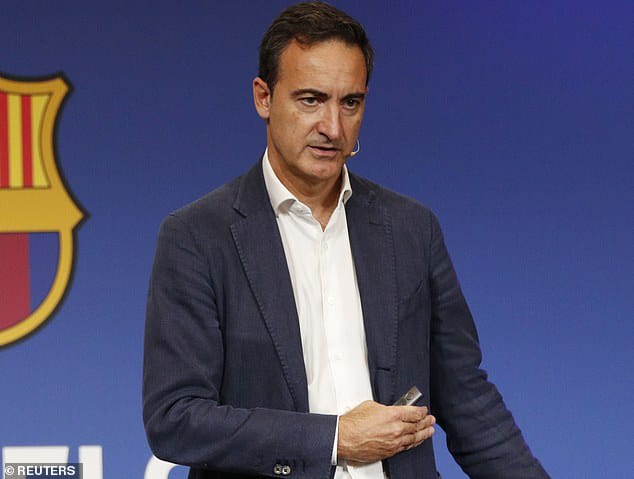 Barcelona CEO Ferran Reverter resigns amid rumors of altercation with club’s president