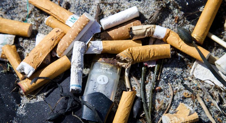 UN partnership aims to combat microplastics in cigarettes