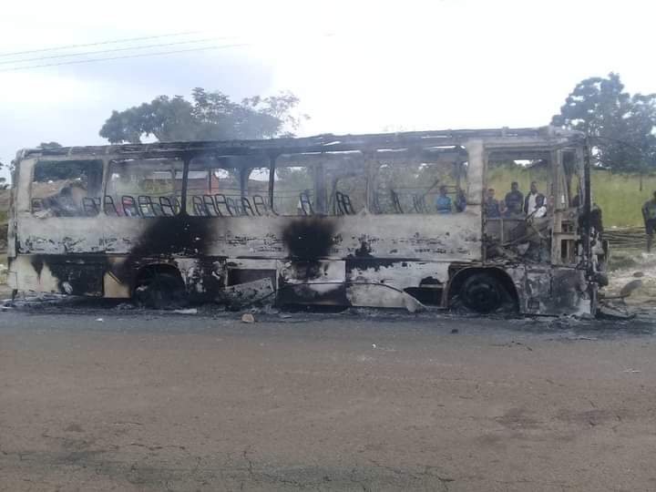 44 passengers escape death from burnt down traveling bus in Ntcheu