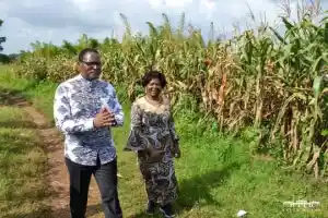 Chakwera dates Thyolo on crop inspection; Assures residents of food security