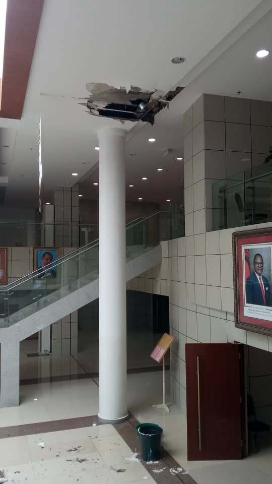 Shameful: Malawi Parliament building leaks