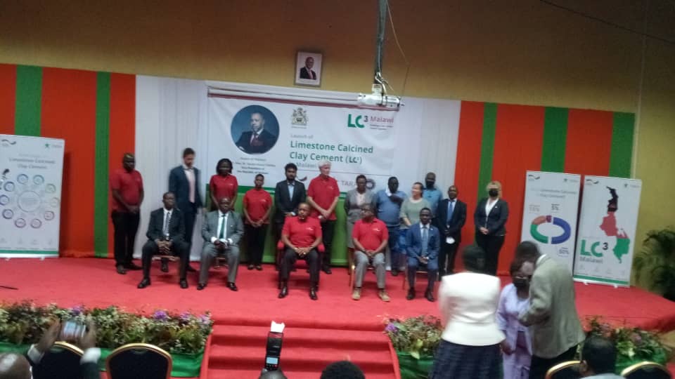 Launched Limestone calcined clay cement to ease carbon emission, high prices in Malawi