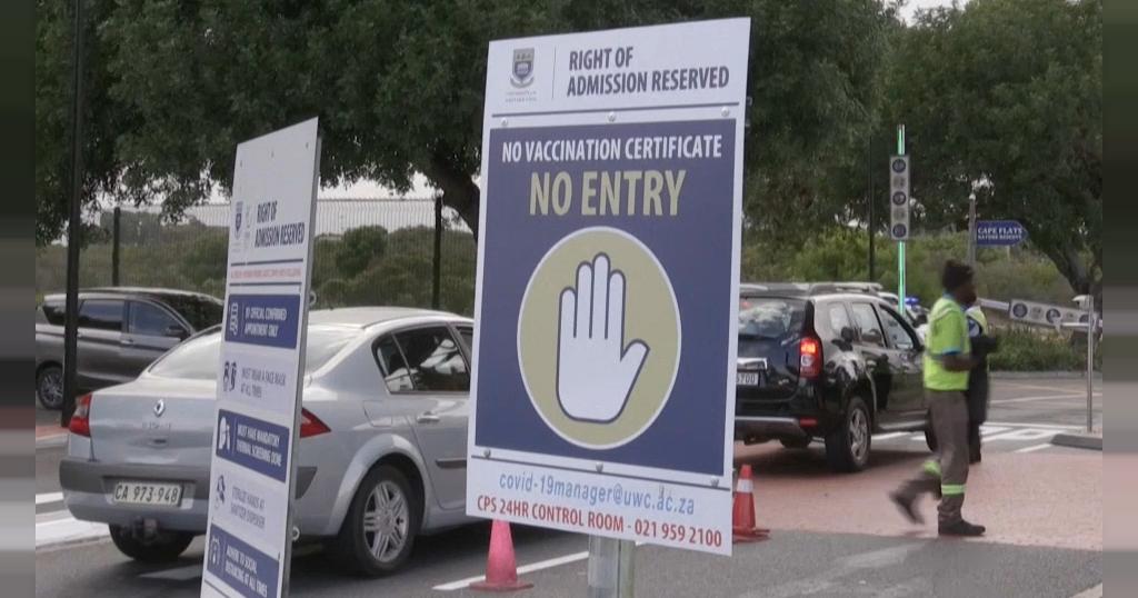 South African universites start to implement “soft mandates” for students
