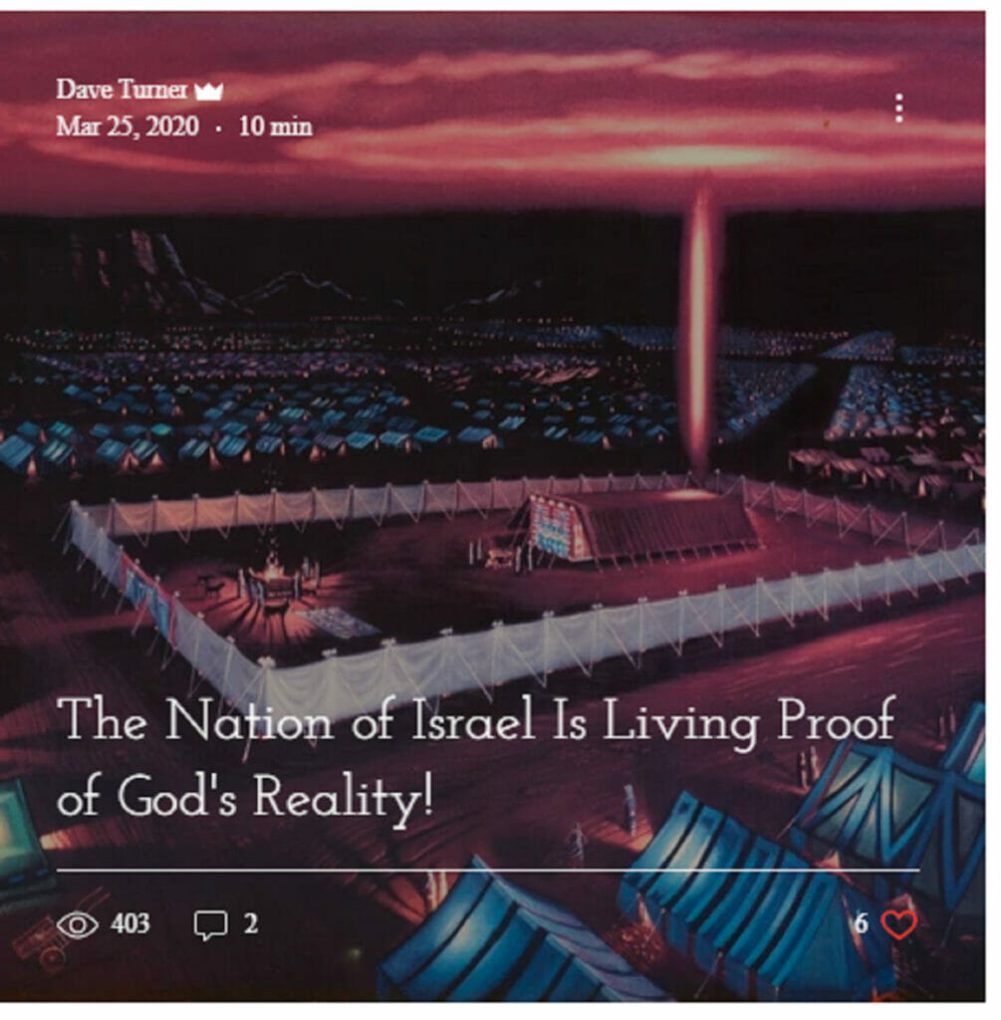 God Has Appointed Me To Deliver The Exact Words Of A Message claims Dave Turner