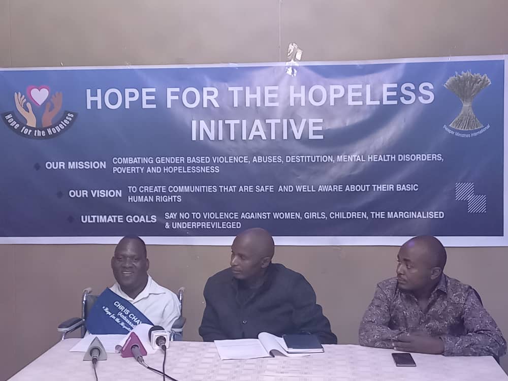Prophet Bushiri pairs with HfHI to support extraordinary mouth painter, Chris Chayera
