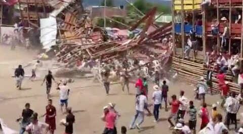Columbia’s bullfighting Stadium collapses, kills four, injures hundreds