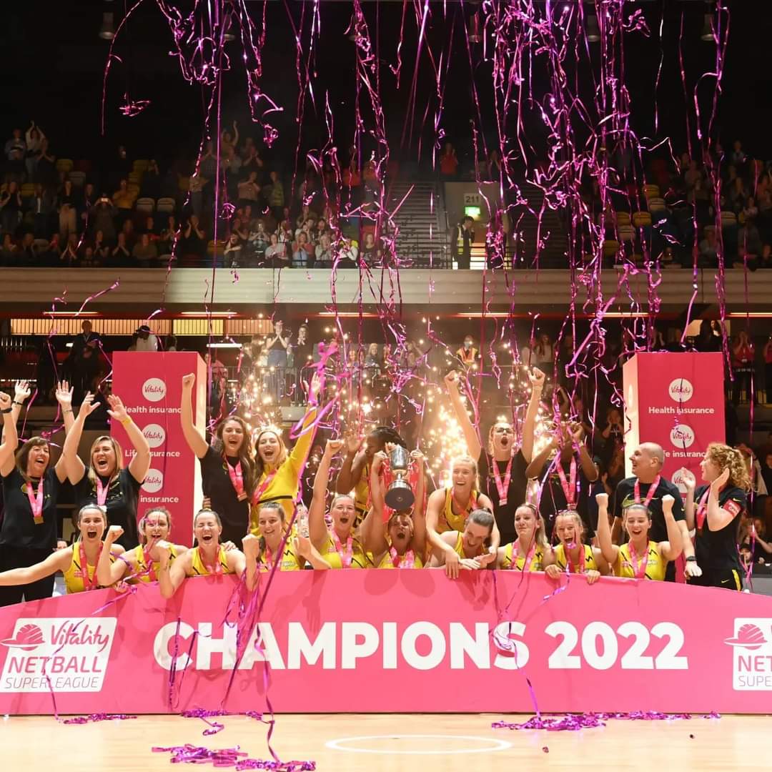 Joyce Mvula’s Thunder wins 2022 British Vitality Netball League