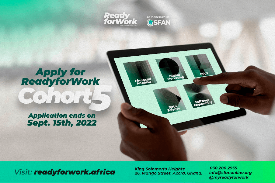 ReadyforWork Cohort 5 Applications Open: Learn in-demand digital skills at $0 tuition