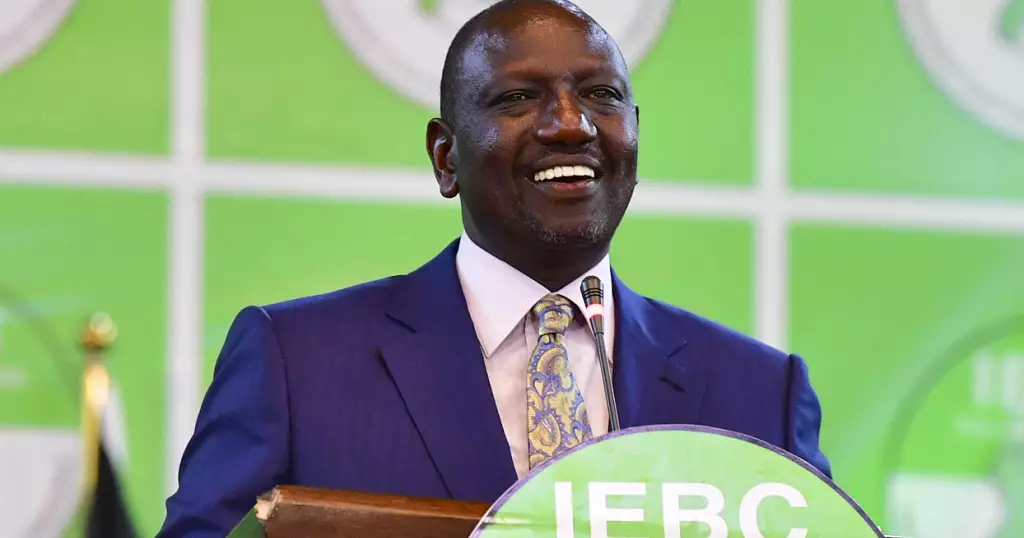 Ruto supporters celebrate in the streets