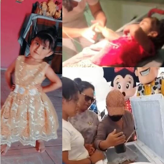 Mexican girl child wakes up during her funeral, dies again