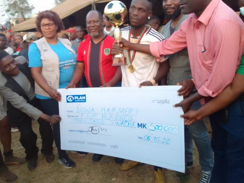 Dowa Hammers win MK6 million Plan International Bonanza