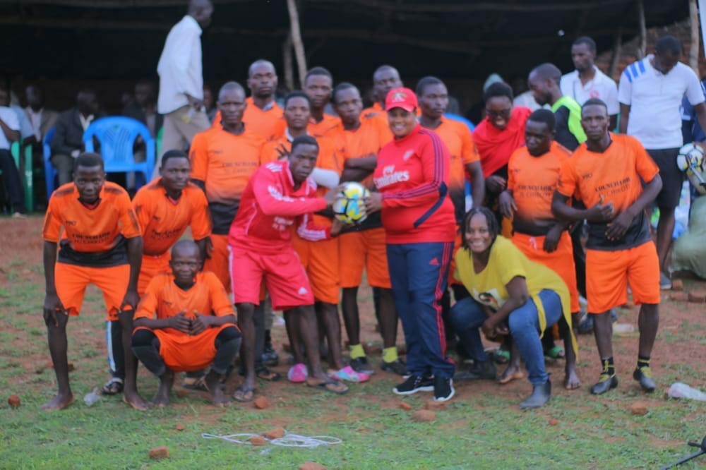 Mchinji North East legislator Esther Majaza dresses 30 constituency’ football clubs
