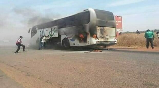 Ten dead after bus hit mine in Burkina Faso