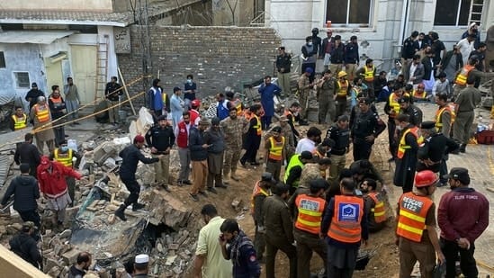 Pakistan mosque blast claims 34 worshippers lives, injures 150