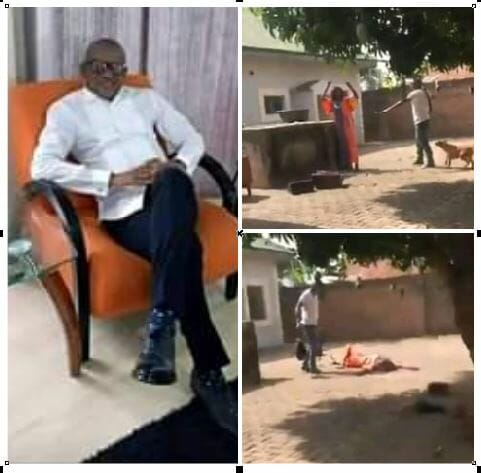 Nigerian church deacon Kelvin Iorfa arrested for brutalizing younger sister (Video)