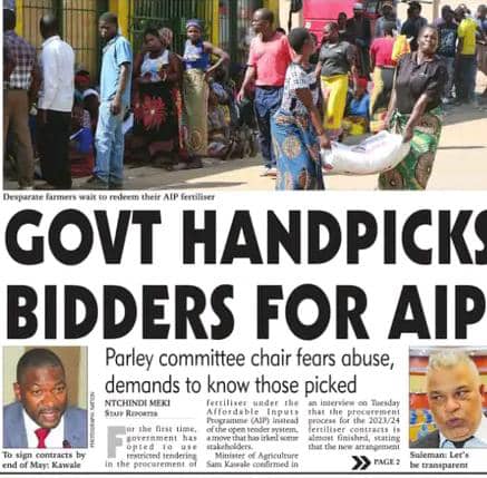 Chakwera’s Tonse Alliance, a corrupt government without shame